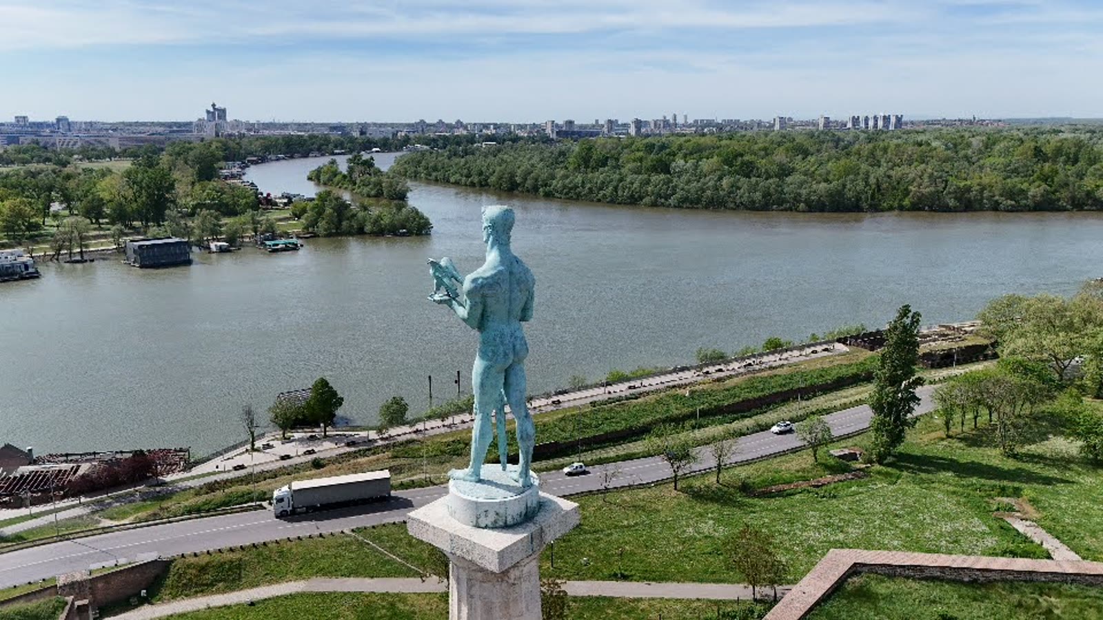 Belgrad çatıları: drone karesi